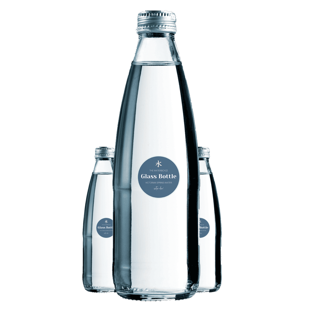 Glass Spring Water Bottles x 8 – The Water Boyzz